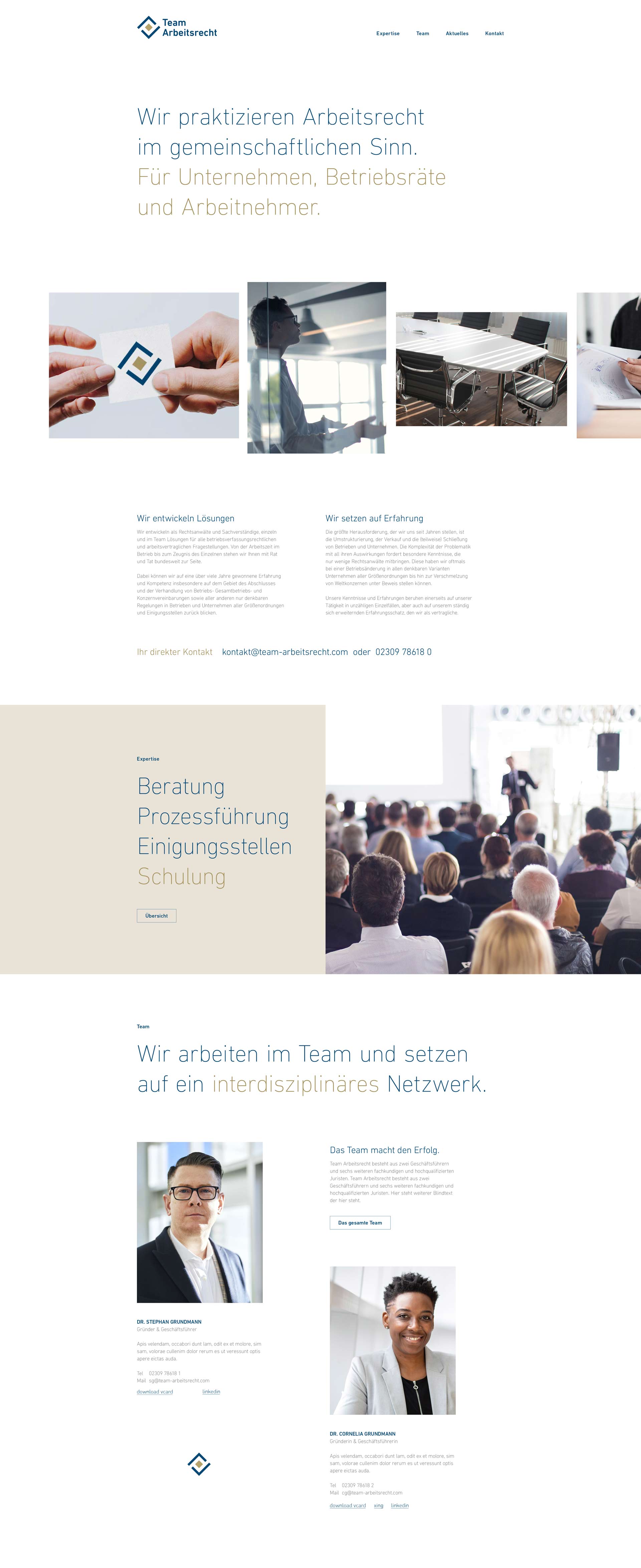 maxhartung.de team arbeitsrecht kanzlei ui design webdesign